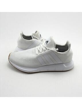 Mens Adidas Swift Run 1.0 Gray One Gray Silver Metallic Shoes Q4R001 Size 10.5